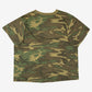 Single Stitch Camo Ringer T-shirt XL Mens 00s Green Camouflage Pattern Military