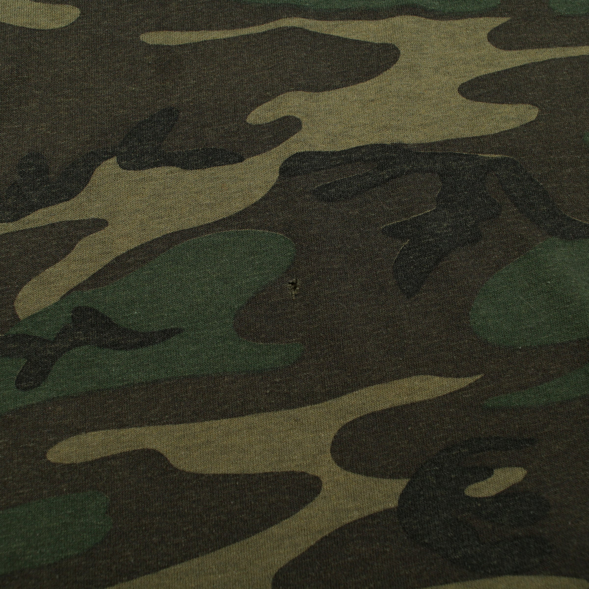 Single Stitch Camo Ringer T-shirt XL Mens 00s Green Camouflage Pattern Military