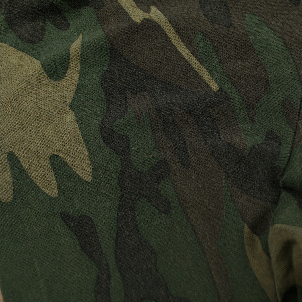 Single Stitch Camo Ringer T-shirt XL Mens 00s Green Camouflage Pattern Military