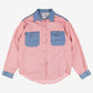 Vintage Andrews Blues Workwear Denim Striped Shirt S Mens 90s