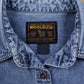 Vintage Woolrich Embroidered Denim Western Shirt L Womens