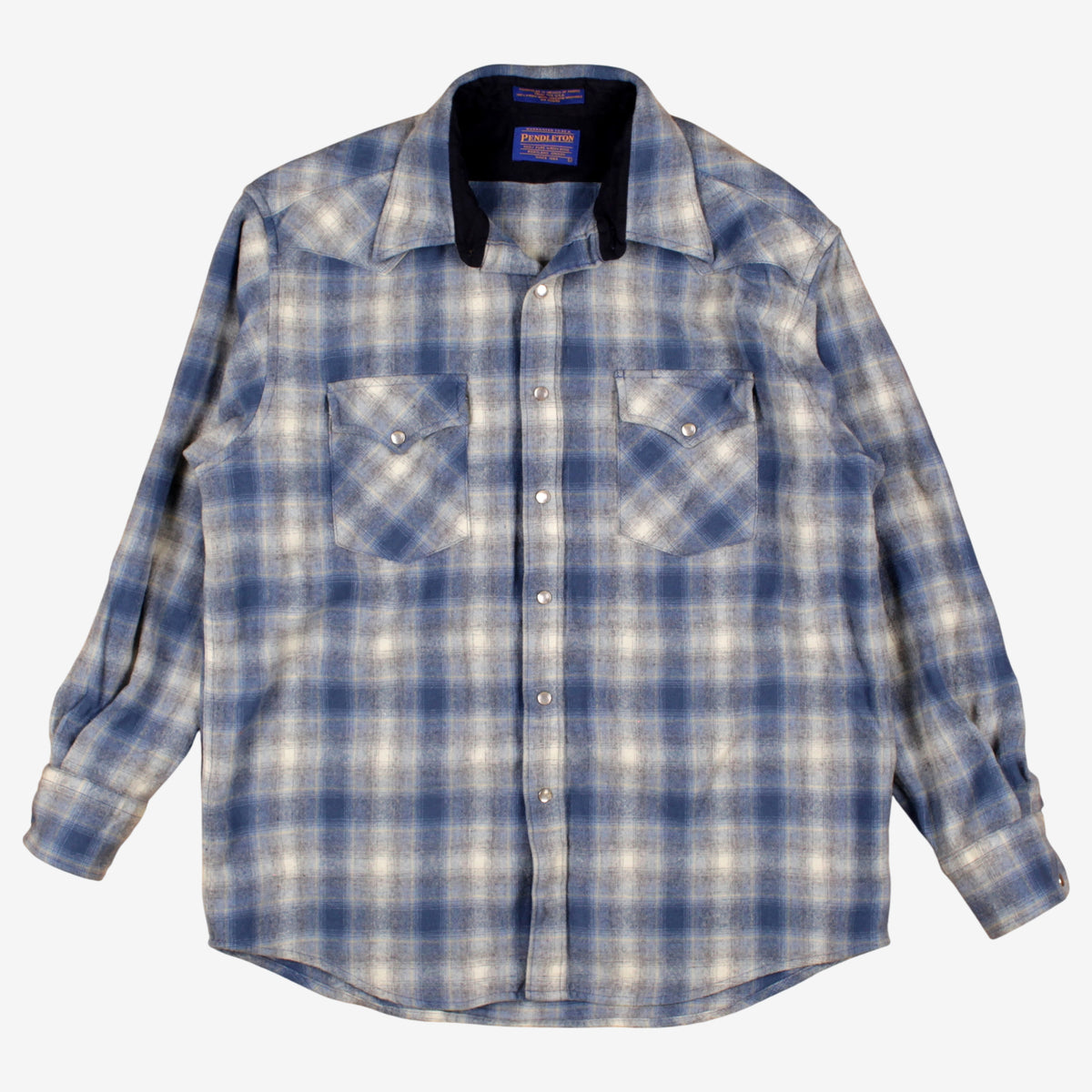 Vintage Pendleton Western Flannel Snap Shirt L Mens 90s