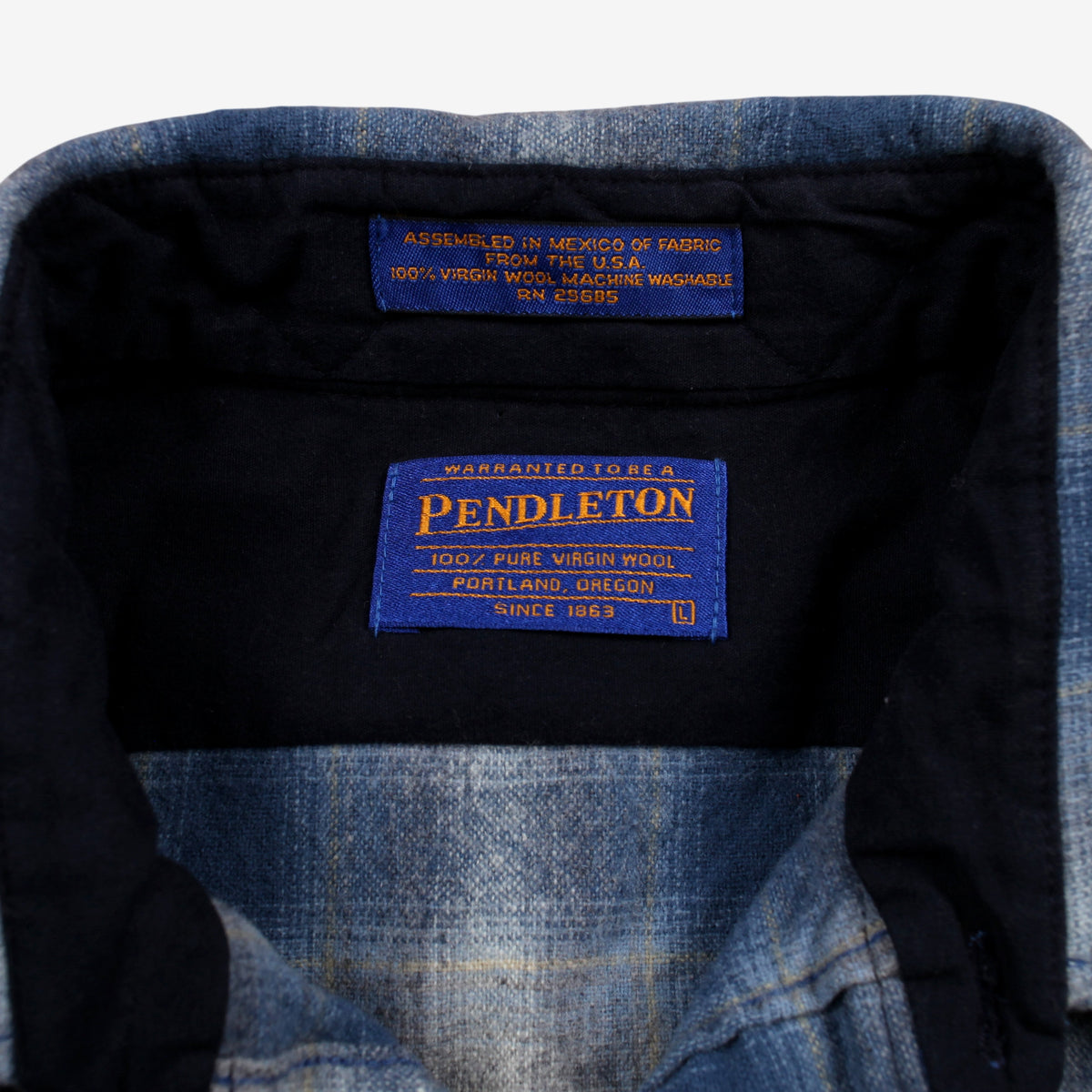 Vintage Pendleton Western Flannel Snap Shirt L Mens 90s