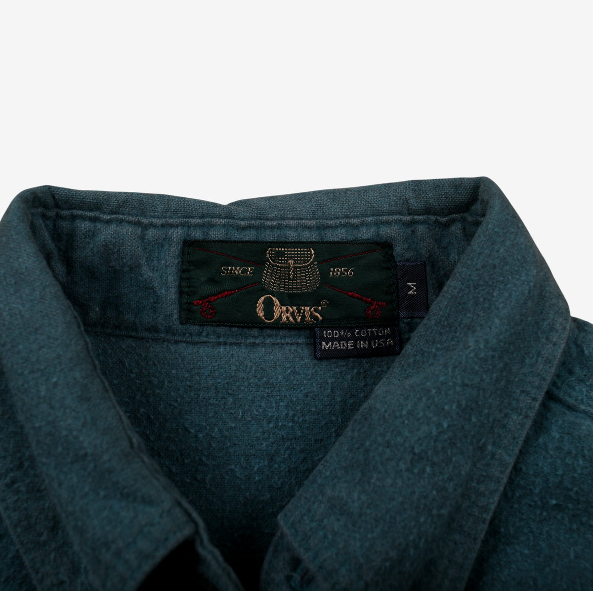 Vintage Orvis Chamois Shirt M Mens 90s