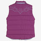 Roper Western Puffer Vest M Womens