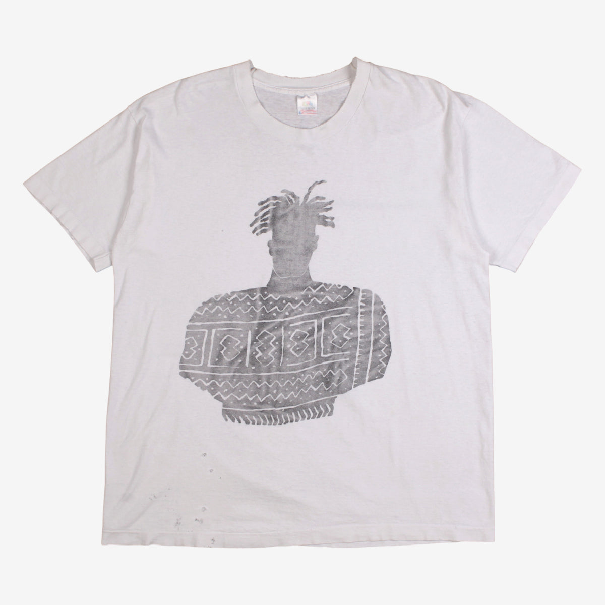 Vintage Fruit Of The Loom Graphic T-shirt L Mens 90s White Single Stitch USA