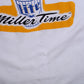 Vintage Single Stitch Miller Lite T-shirt XL Mens 90s White Worn