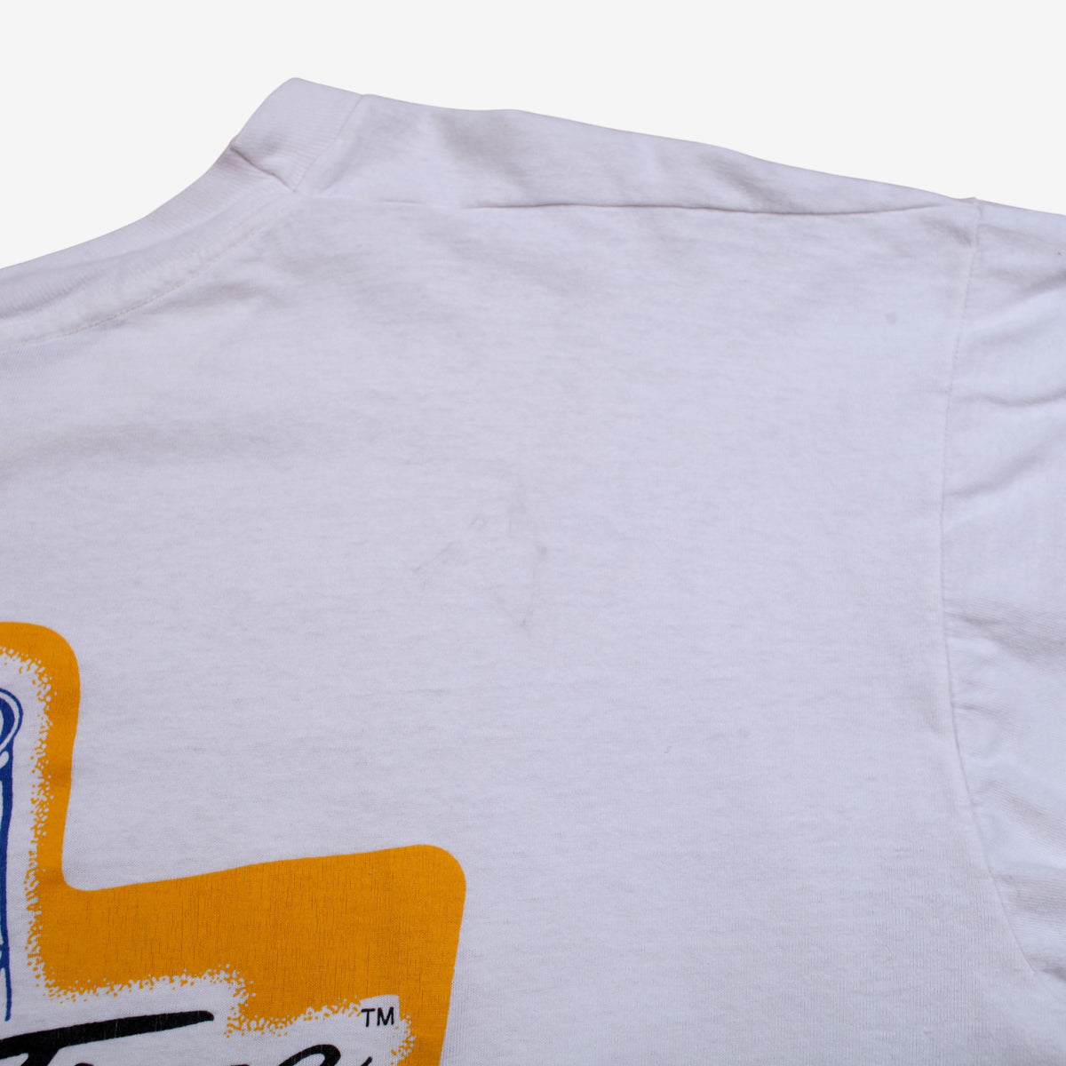 Vintage Single Stitch Miller Lite T-shirt XL Mens 90s White Worn