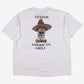 Vintage Hanes T-shirt L Mens 90s White Sugar Skull Graphic USA Single Stitch