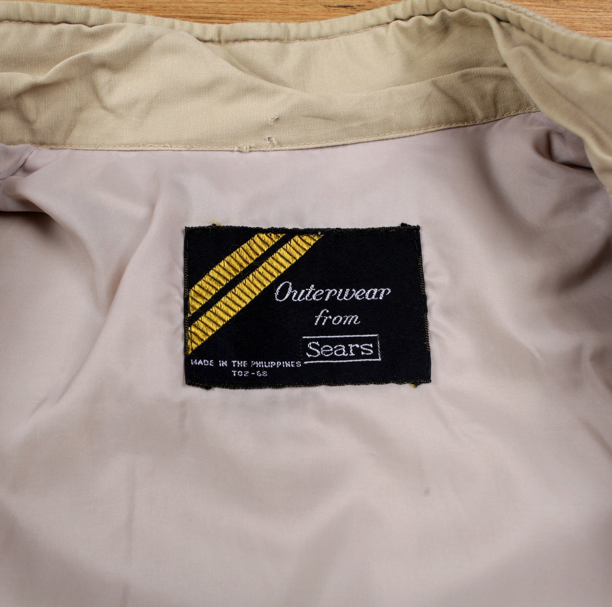 Vintage Sears Bomber Jacket M Mens 80s