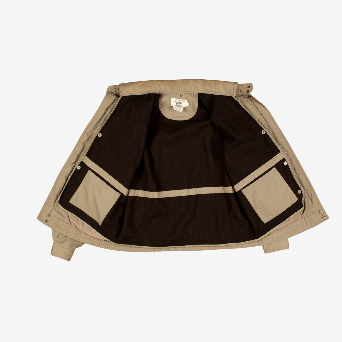 Vintage Jc Penney Fox Collection Bomber Jacket M Mens 80s