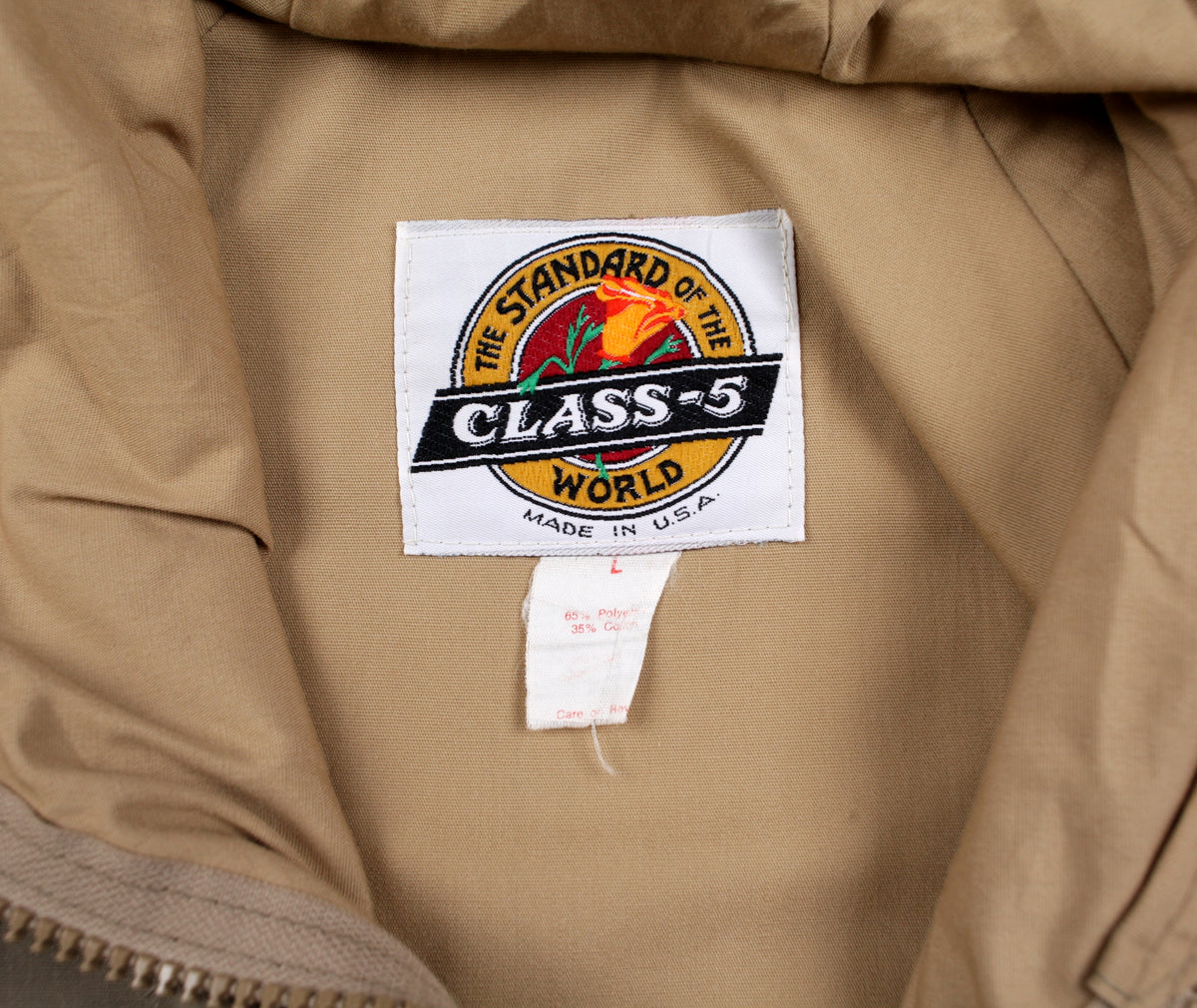 Vintage Class 5 Parka Hiking Jacket Mens L 80s