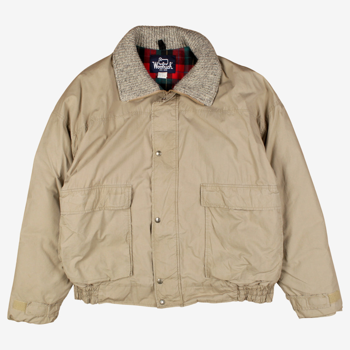 Vintage Woolrich Down Bomber Jacket XL Mens 80s