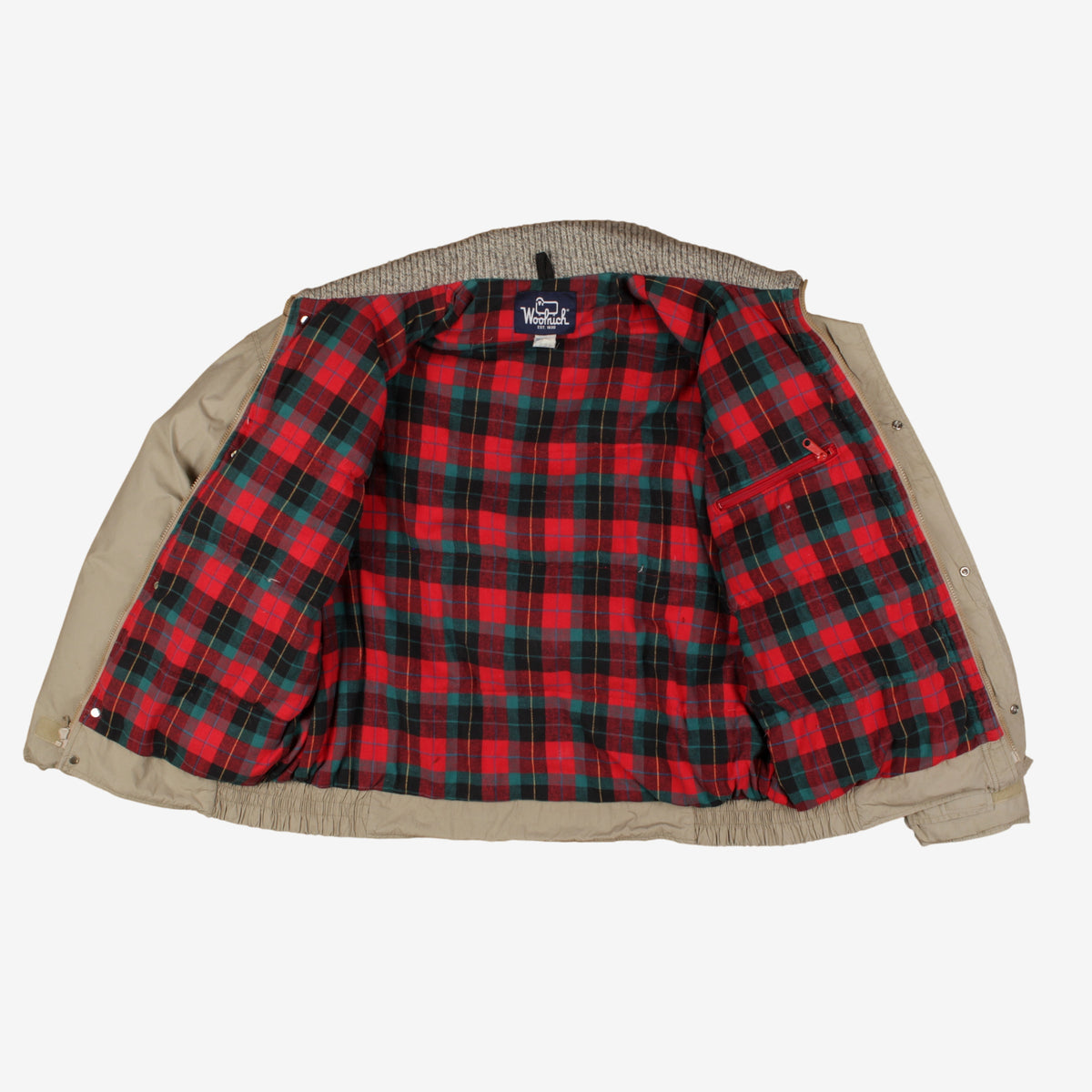 Vintage Woolrich Down Bomber Jacket XL Mens 80s
