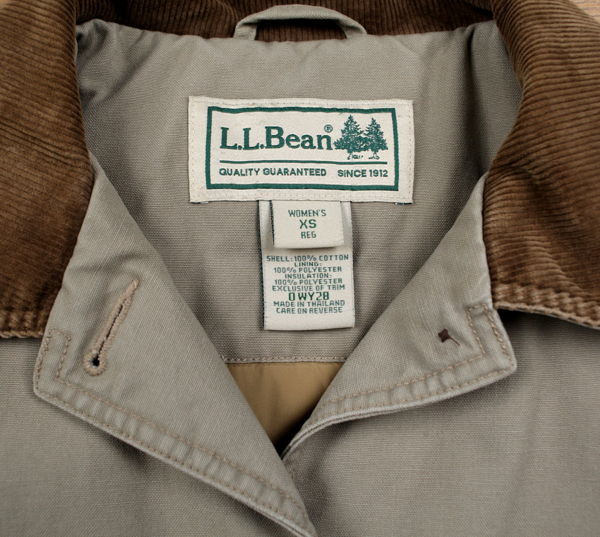 L.L. Bean Barn Coat Jacket XS Womens