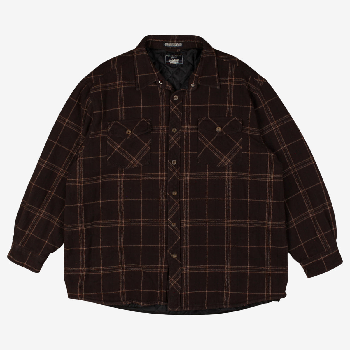 Levis Plaid Overshirt Jacket 2XL Mens