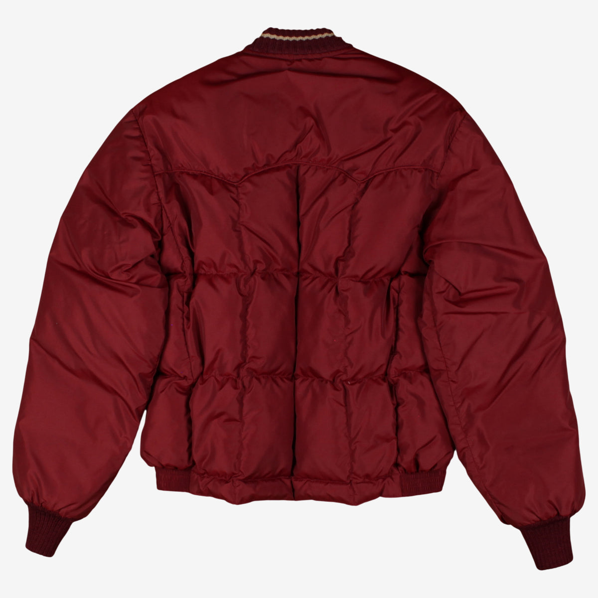 Vintage Comfy Down Puffer Bomber Jacket S Mens 80s
