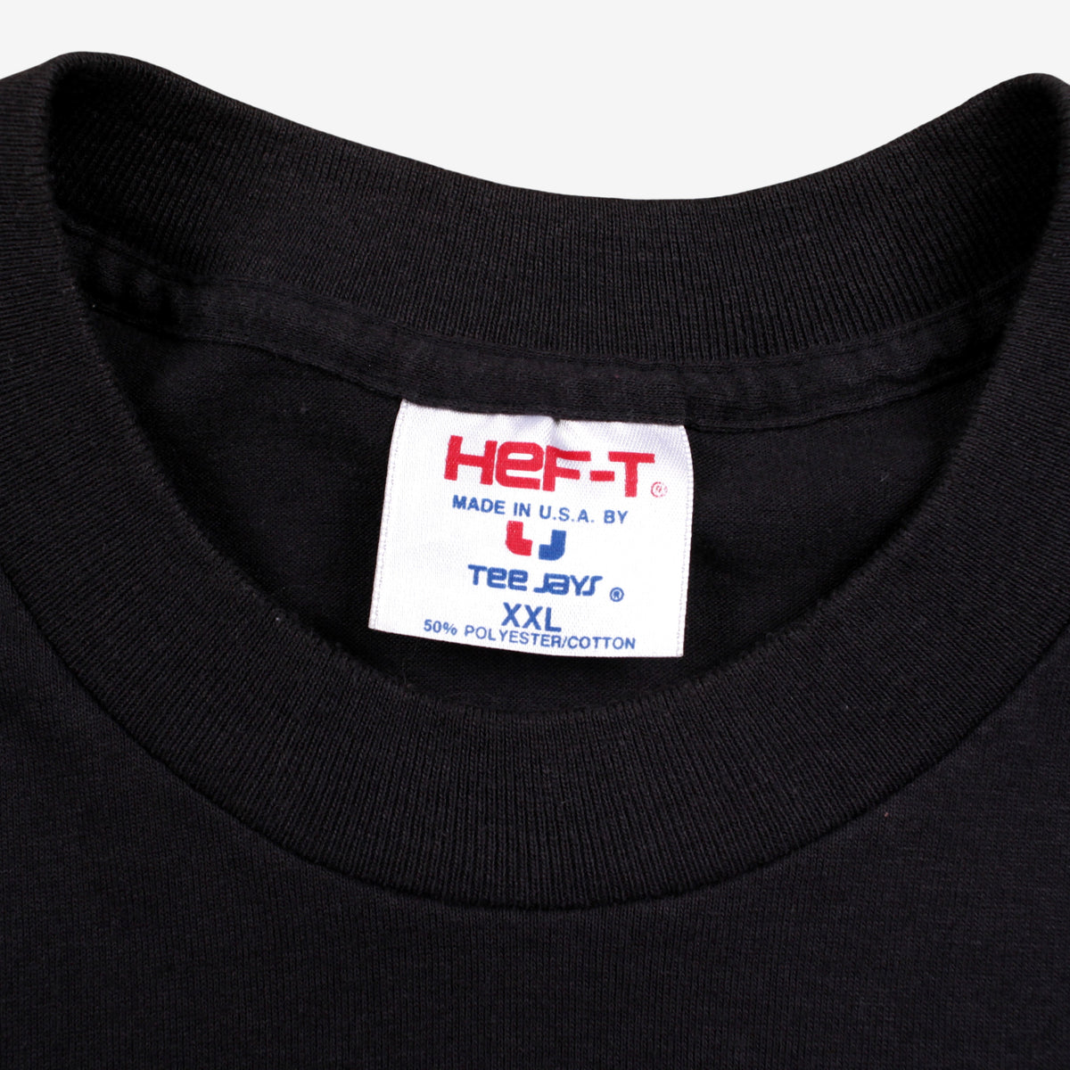 Vintage Hef T T-shirt L Mens 90s Get Ugly Say Mo Y2k Black Single Stitch