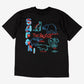 Vintage Hanes T-shirt L Womens 90s Black Safari Big Five Single Stitch