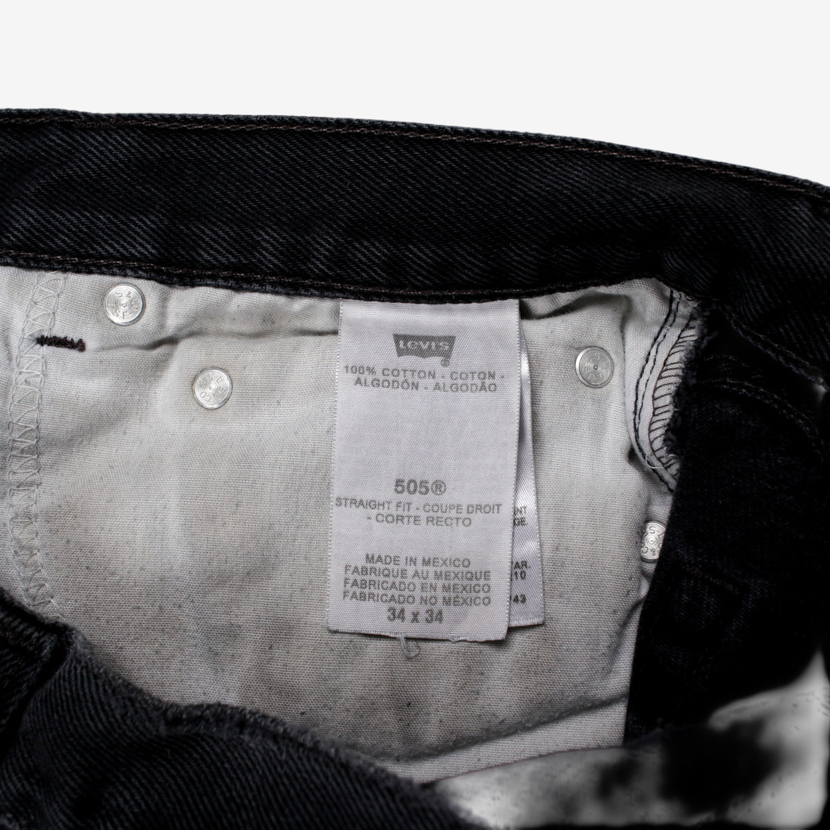 Levis 505 Jeans Regular Straight 34x34