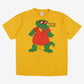 Vintage Jerzees T-shirt L Mens 90s Yellow Alligator Graphic USA Single Stitch
