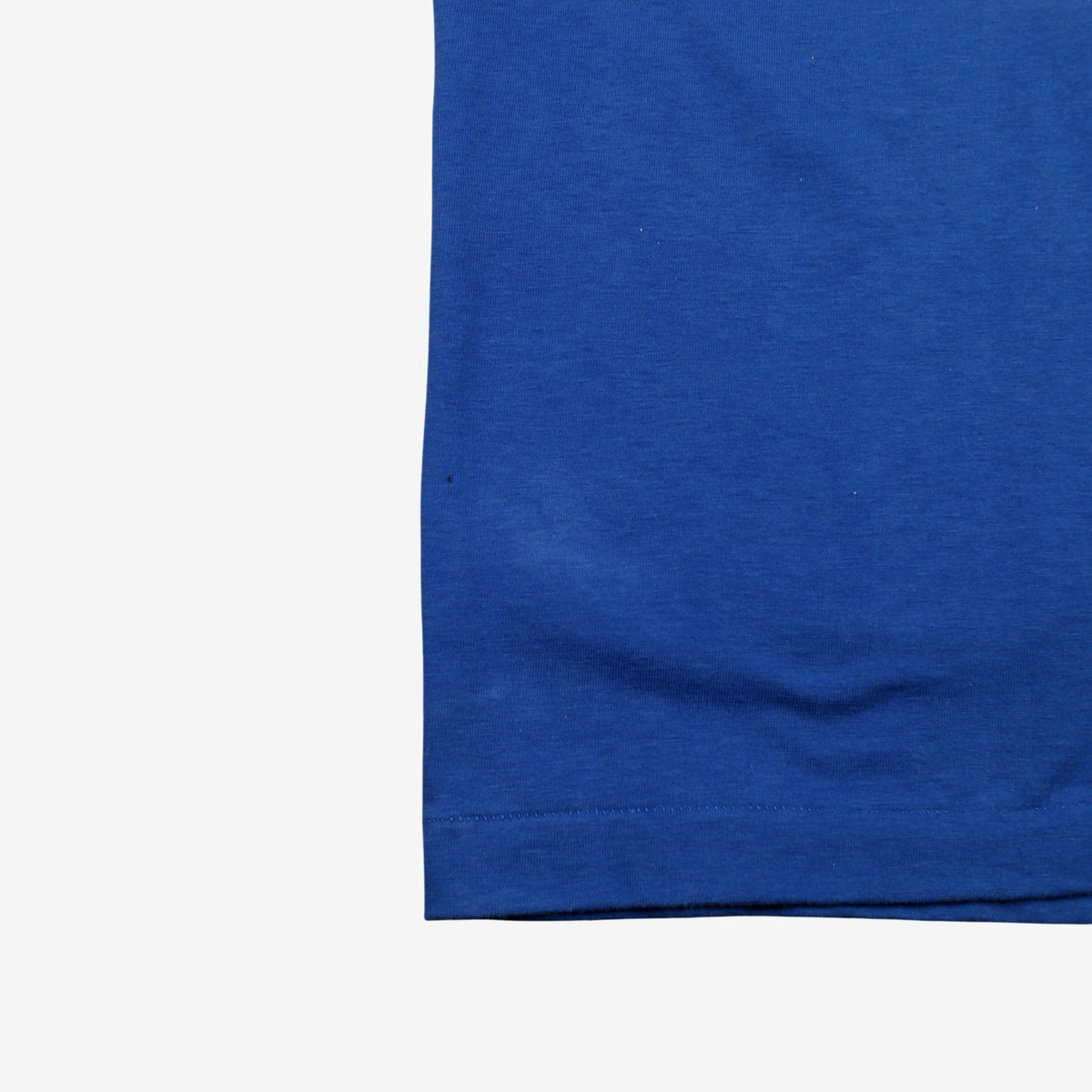 Vintage Ricks Ringer T-shirt S Mens 80s Blue Raglan V-neck Single Stitch