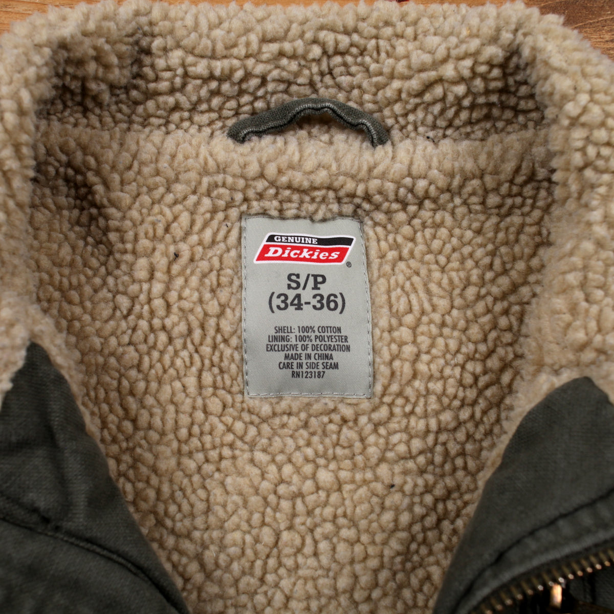 Dickies Canvas Vest S Mens 00s