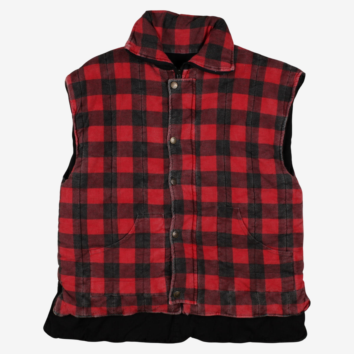 Classic Collection Plaid Vest XL Mens 00s