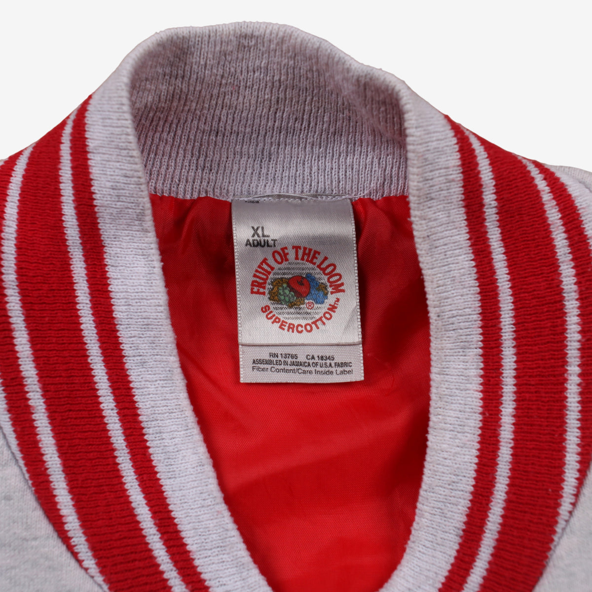 Vintage Fruit Of The Loom Varsity Jacket XL Mens 90s