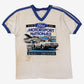 Vintage Bantam Ringer Thrashed T-shirt M Mens 80s White Ford Single Stitch