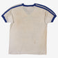 Vintage Bantam Ringer Thrashed T-shirt M Mens 80s White Ford Single Stitch