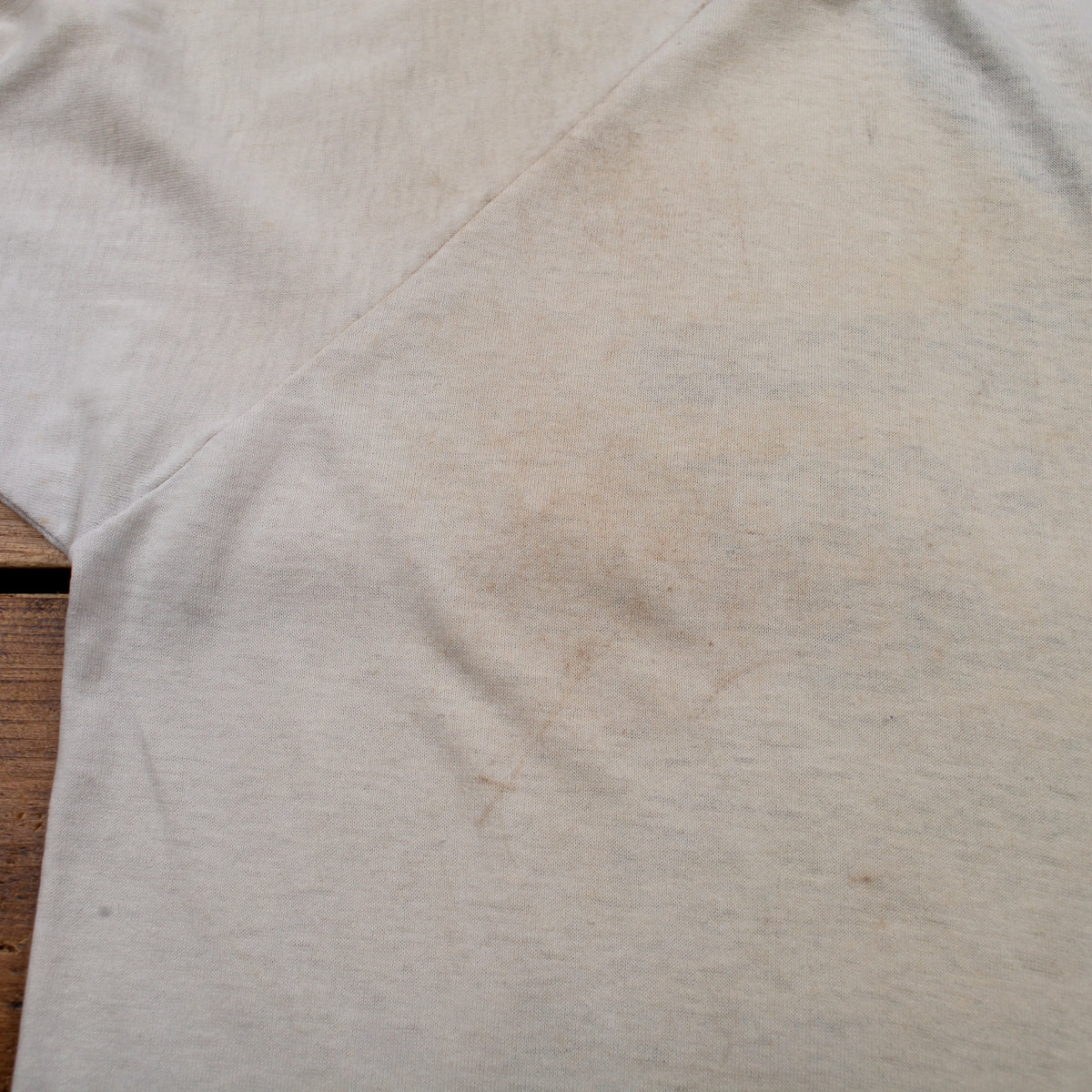 Vintage Bantam Ringer Thrashed T-shirt M Mens 80s White Ford Single Stitch