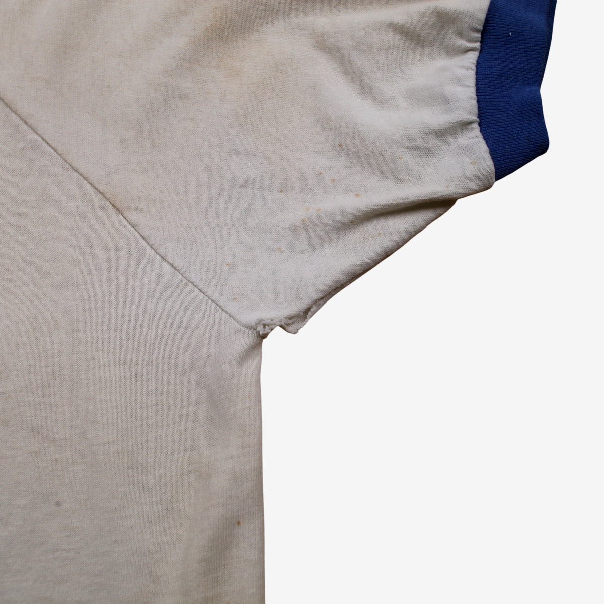 Vintage Bantam Ringer Thrashed T-shirt M Mens 80s White Ford Single Stitch