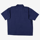 Vintage Chrome Polo Shirt L Mens 90s Blue Rc Racing Graphic 1/4 Zip Pockets