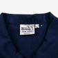 Vintage Chrome Polo Shirt L Mens 90s Blue Rc Racing Graphic 1/4 Zip Pockets