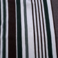 Vintage Joe Wear Polo Shirt M Mens 90s White Striped Long Sleeve USA Made
