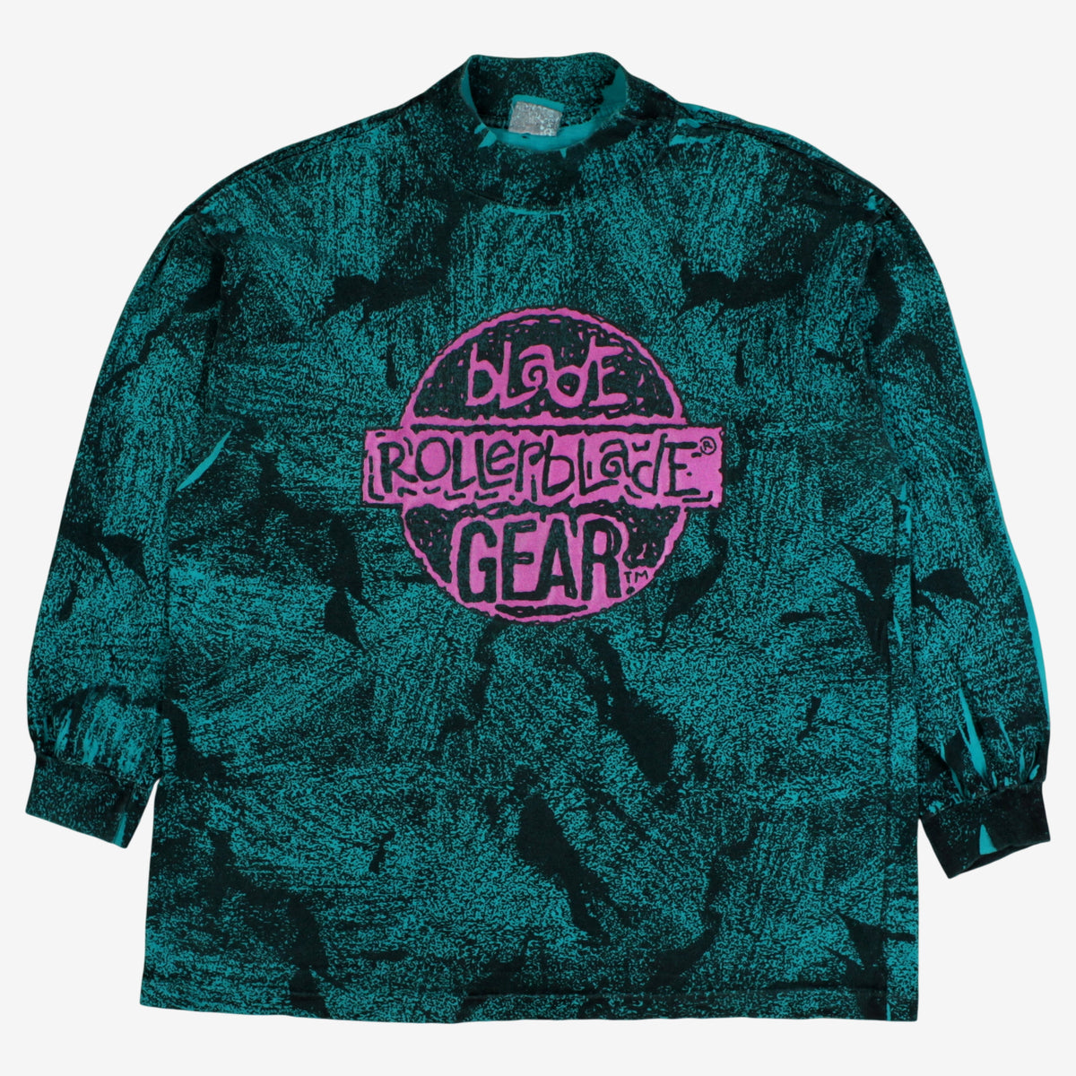 Vintage Blade Rollerblade Gear T-shirt XL Mens 00s Green Graphic Single Stitch