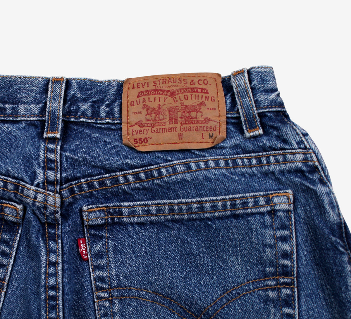 Levis 550 Jeans Relaxed Taper 28x32 Womens