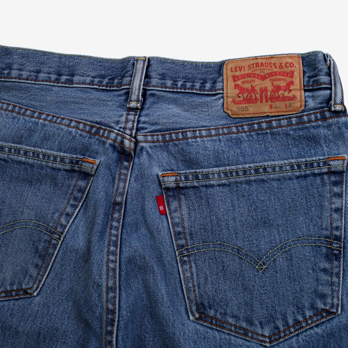 Levis 505 Jeans Regular Straight 34x32 Mens