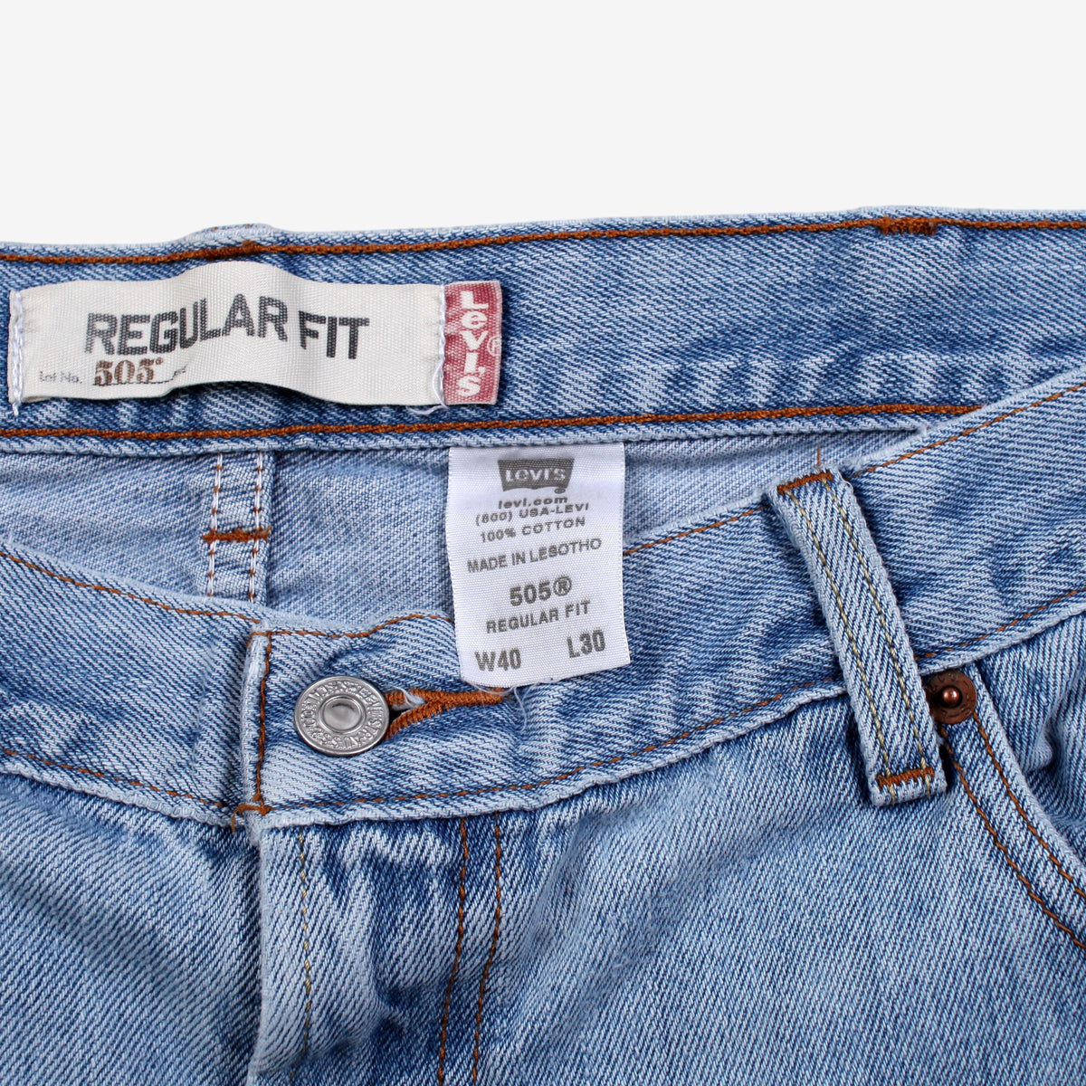 Levis 505 Jeans Regular Straight 40x30