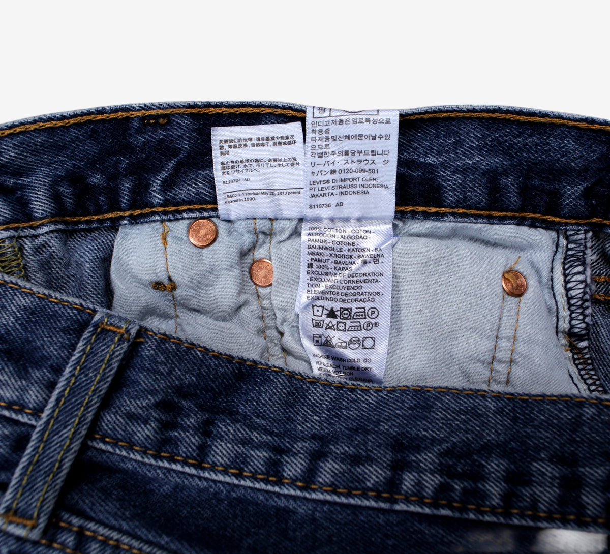 Levis 501 Jeans Regular Straight 32x34