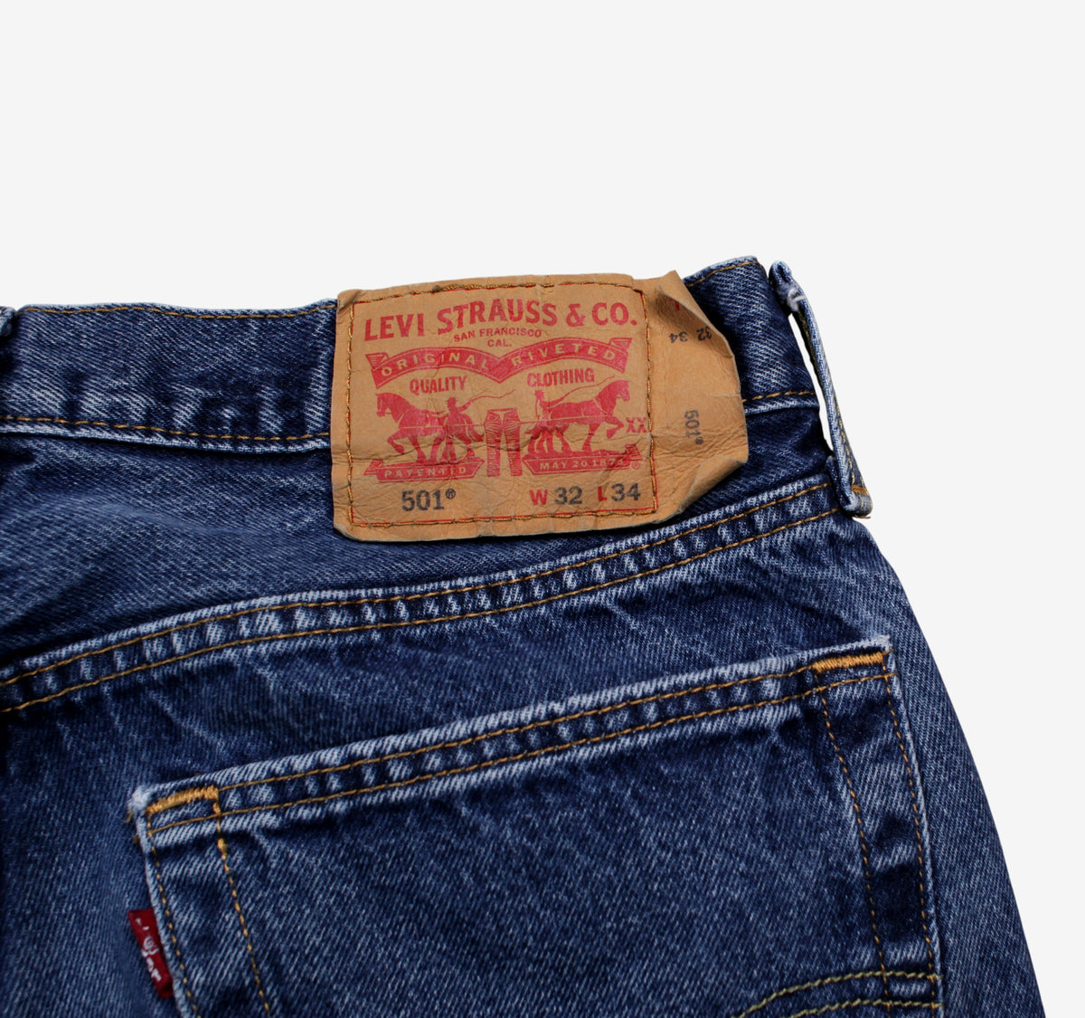 Levis 501 Jeans Regular Straight 32x34