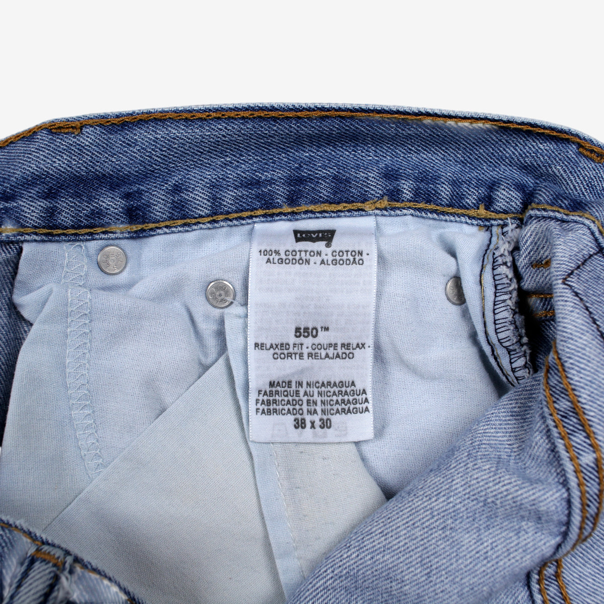 Levis 550 Jeans Relaxed Taper 38x30
