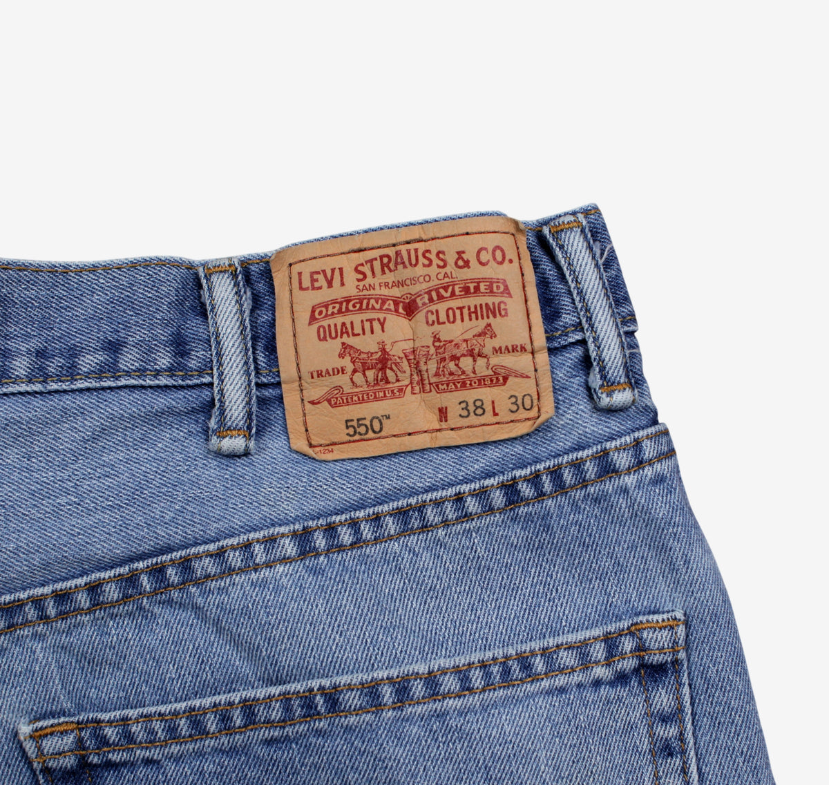 Levis 550 Jeans Relaxed Taper 38x30