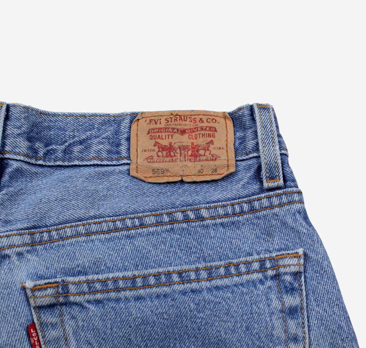 Levis 569 Jeans Relaxed Straight 30x26 Womens