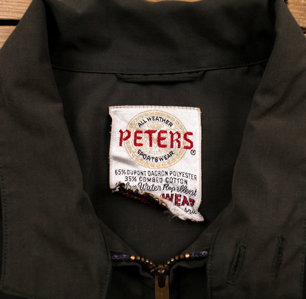 Vintage Peters Sportswear Bomber Jacket M Mens 70s