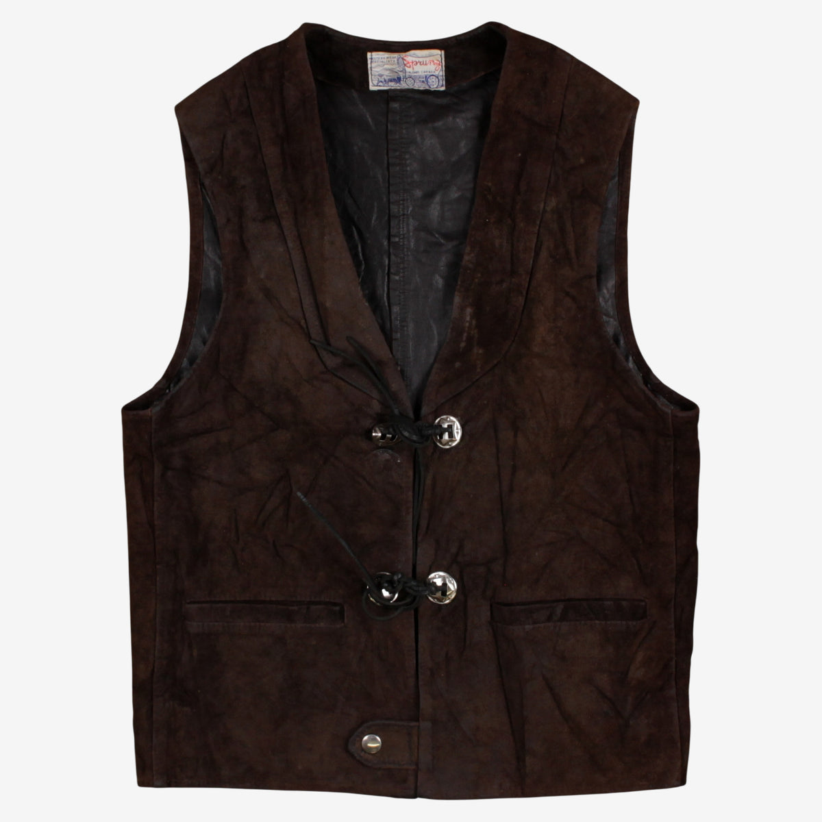 Vintage Sprung Western Vest XS Mens 70s