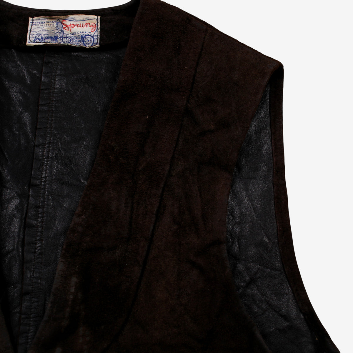Vintage Sprung Western Vest XS Mens 70s