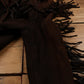 Vintage Suede Fringe Western Jacket M Womens 70s