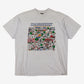 Vintage Fruit Of The Loom T-shirt 2XL Mens 00s Grey Danbury City Single Stitch